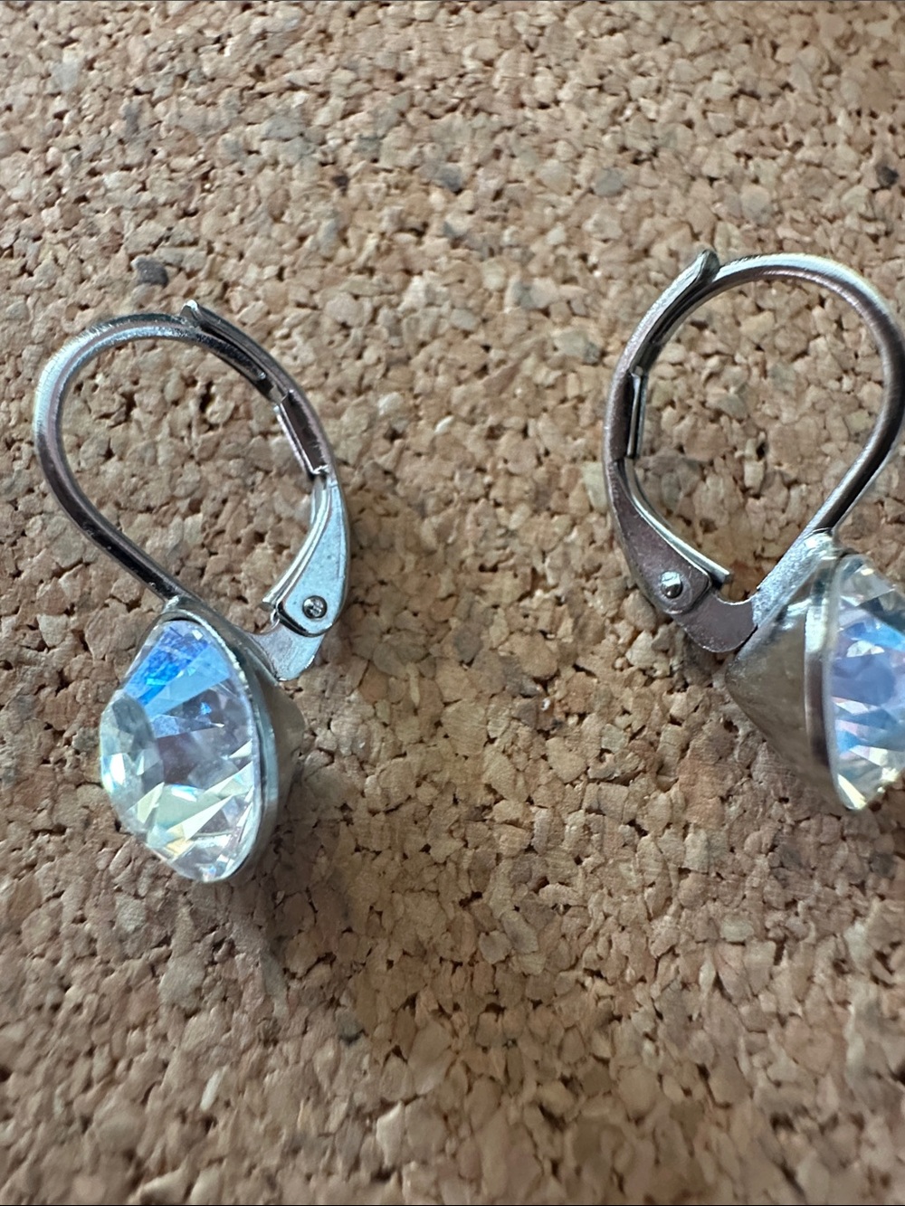 Swarovski Crystal Drop Leverback Earrings - Atlantis Berlin🧜♀️ - Picture 3 of 9